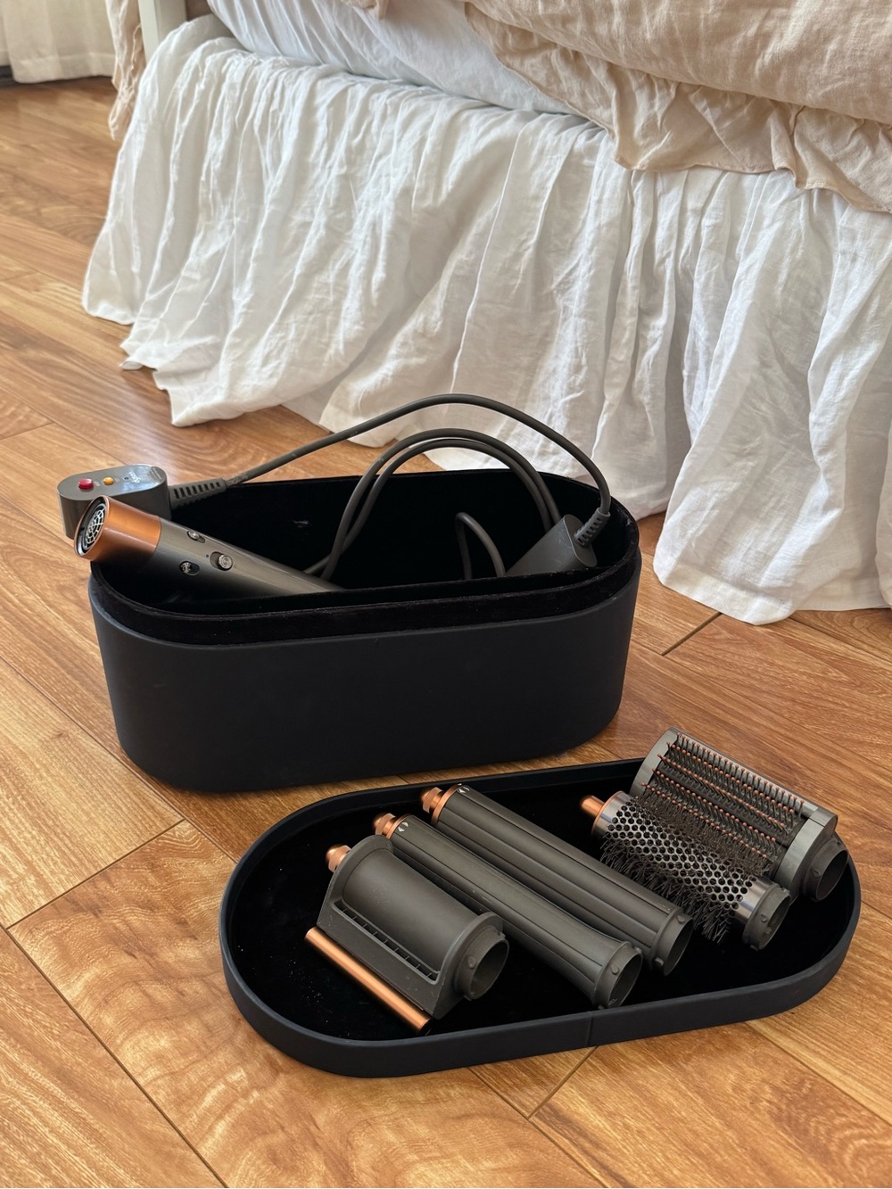 Dyson Hair Styler Set in Black and Copper